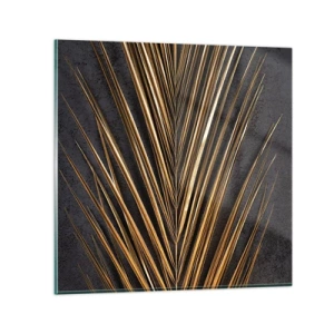 Quadro em vidro - Ouro dos trópicos - 70x70 cm