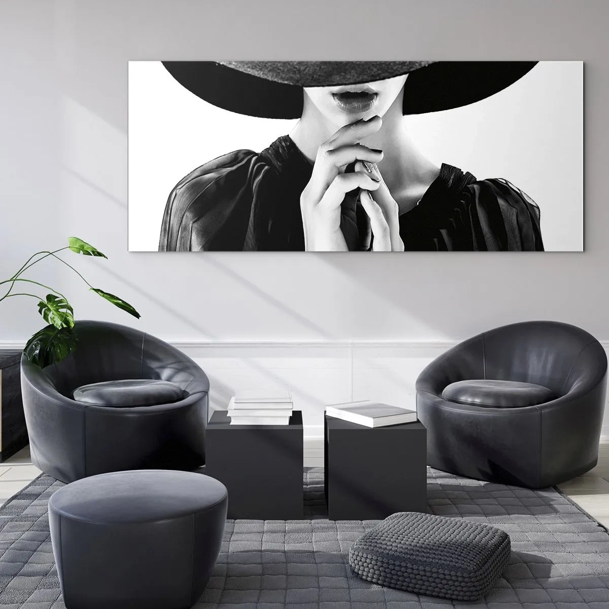 Quadro em vidro - Beleza escondida - 120x50 cm