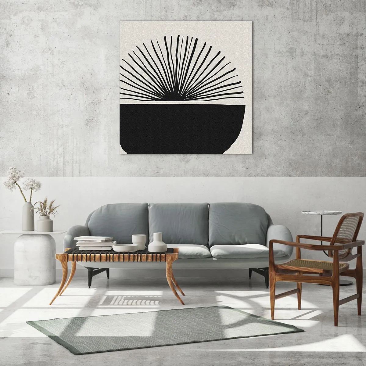 Quadro em vidro - Uma gama de possibilidades - 30x30 cm