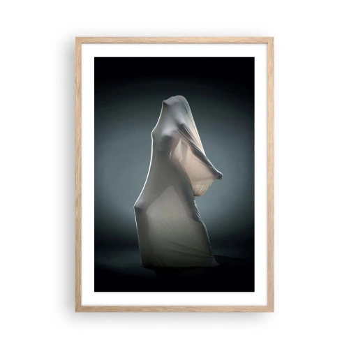 Pôster com moldura de carvalho claro - Desejos ocultos - 50x70 cm