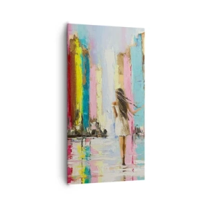 Quadro em tela - Segue-me - 65x120 cm