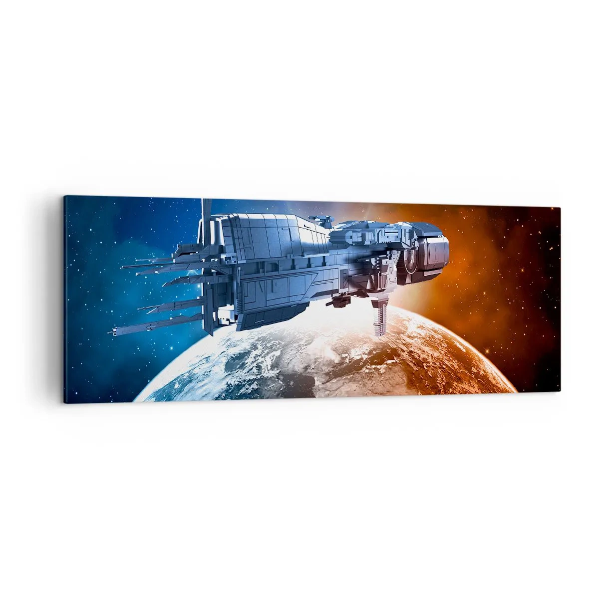 Quadro em tela - Observador atento - 140x50 cm