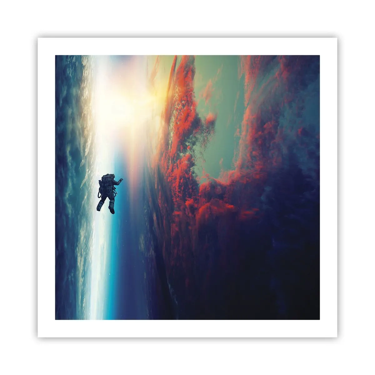 Pôster - Enfrentando o universo - 60x60 cm