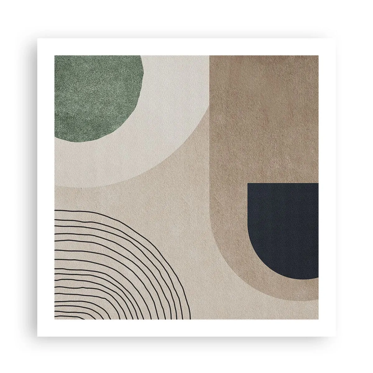 Pôster - A gentileza do oval - 60x60 cm