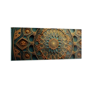Quadro em vidro - Em uma atmosfera árabe - 100x40 cm