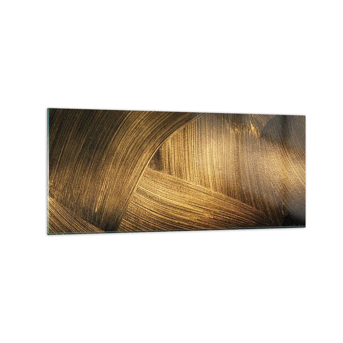 Quadro em vidro - No labirinto dourado - 120x50 cm