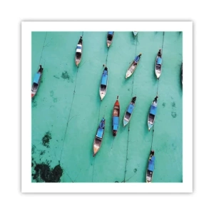 Pôster - Na alegre expectativa - 60x60 cm