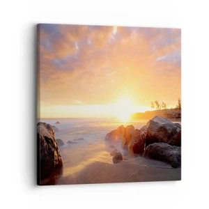 Quadro em tela - A brisa luminosa da noite - 30x30 cm