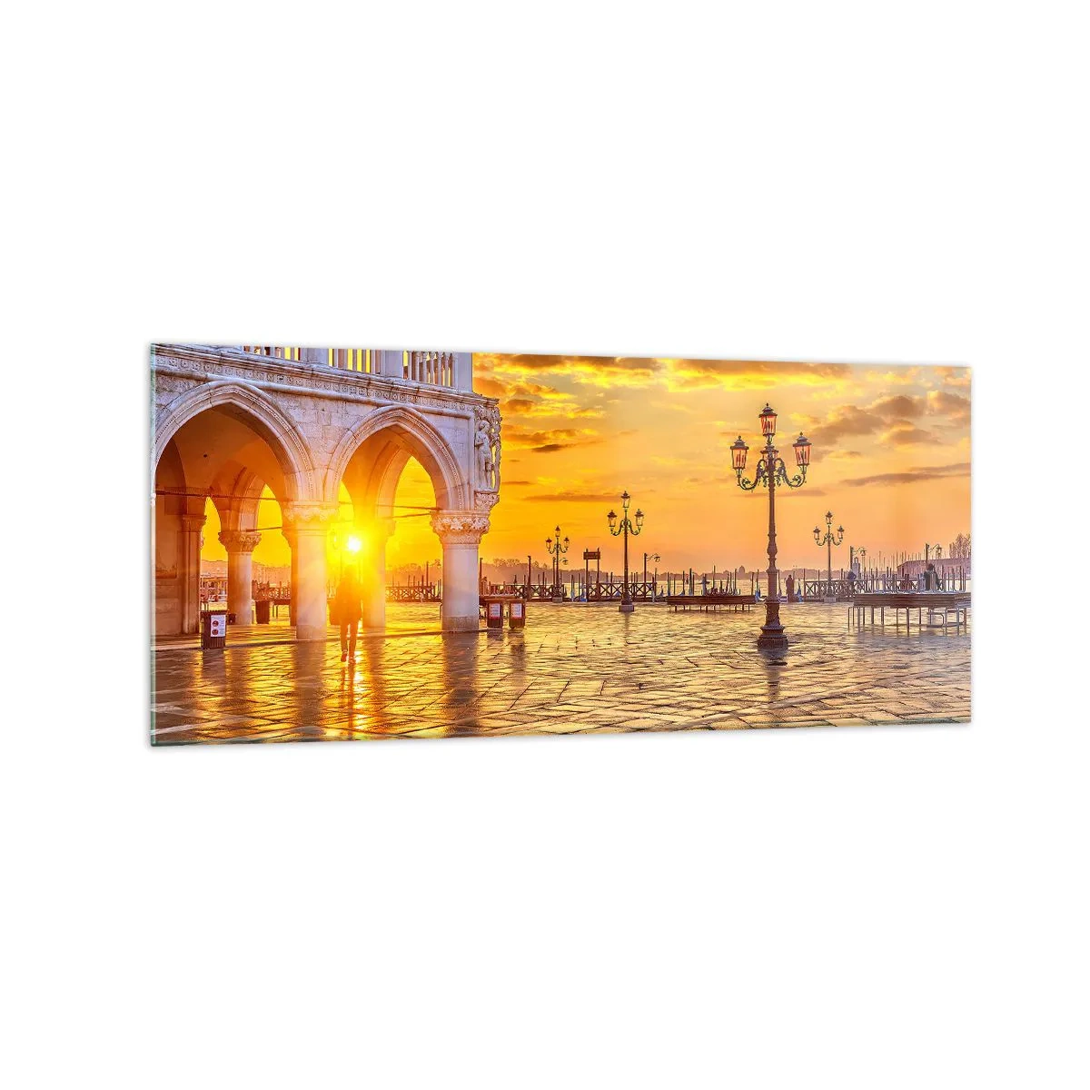 Quadro em vidro - Onde está todo mundo? - 120x50 cm