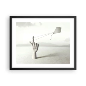 Pôster com moldura preta - Prova de força - 50x40 cm