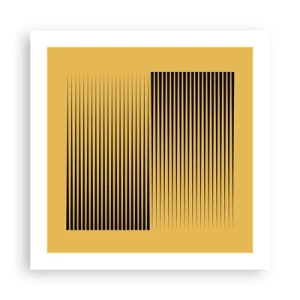 Pôster - Quadratura de opostos - 50x50 cm