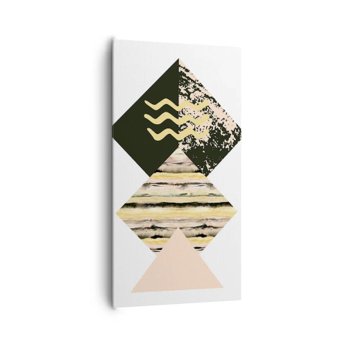 Quadro em tela - Não é tão simples assim - 65x120 cm