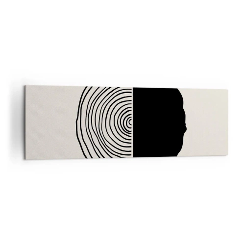 Quadro em tela - Meio a meio - 160x50 cm
