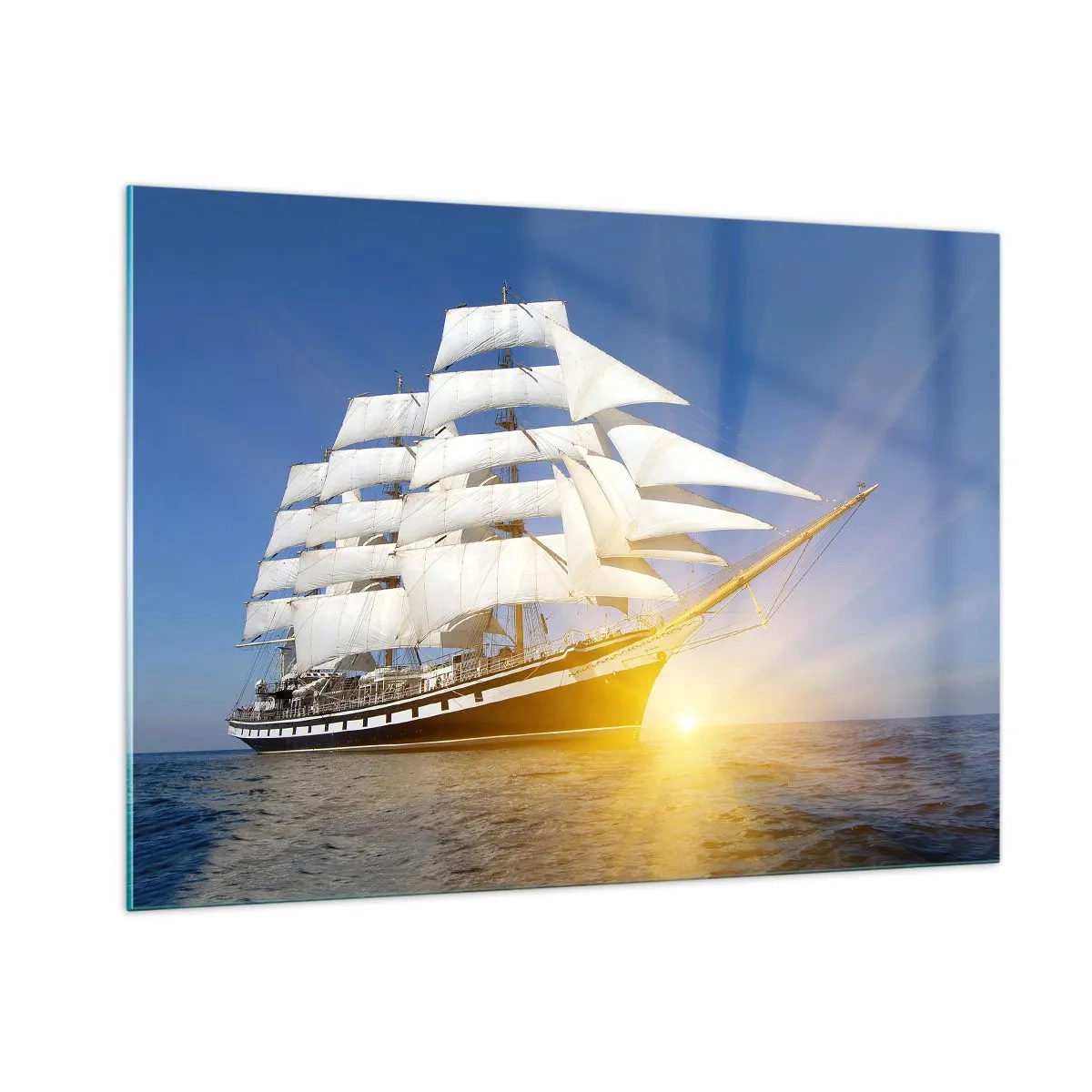 Quadro em vidro - O seu tempo nunca passará - 100x70 cm