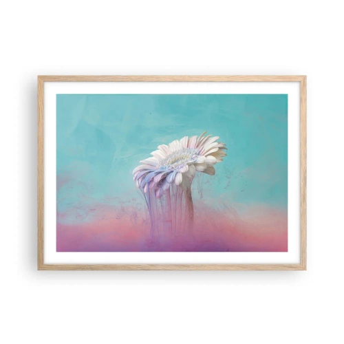 Pôster com moldura de carvalho claro - O submundo das flores - 70x50 cm