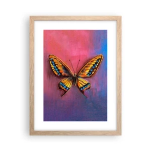 Pôster com moldura de carvalho claro - Uma joia da natureza - 30x40 cm
