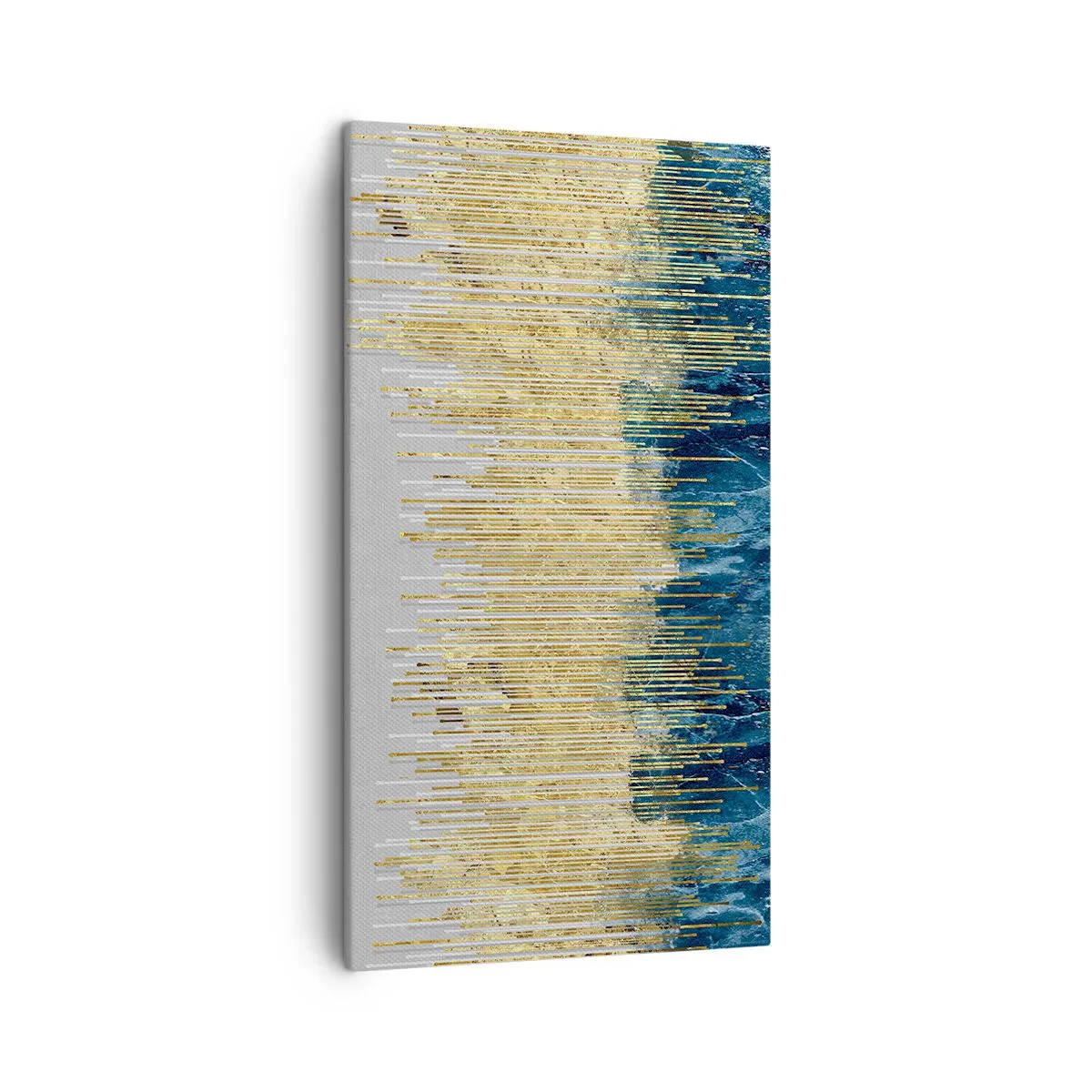 Quadro em tela - Borda dourada - 45x80 cm