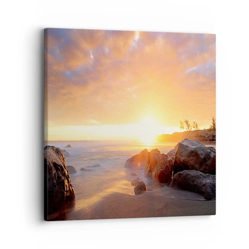 Quadro em tela - A brisa luminosa da noite - 30x30 cm