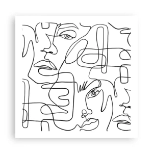 Pôster - Em emoções emaranhadas - 60x60 cm