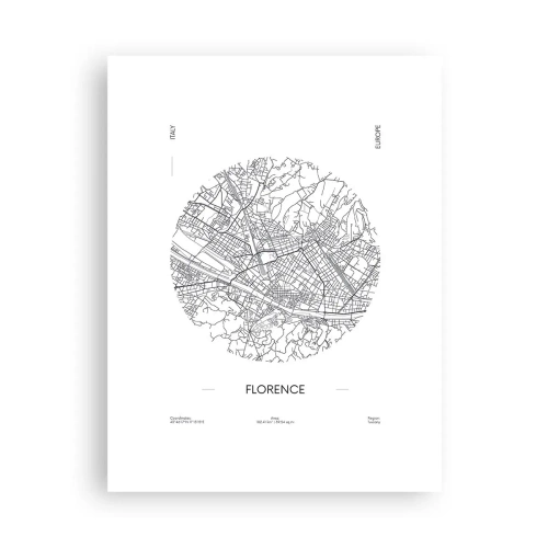 Pôster - A anatomia de Florença - 30x40 cm