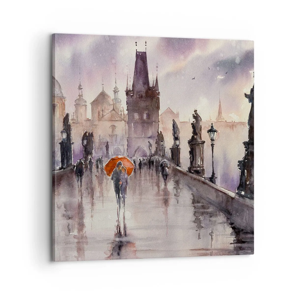 Quadro em tela - Pessoas não mudam - 60x60 cm