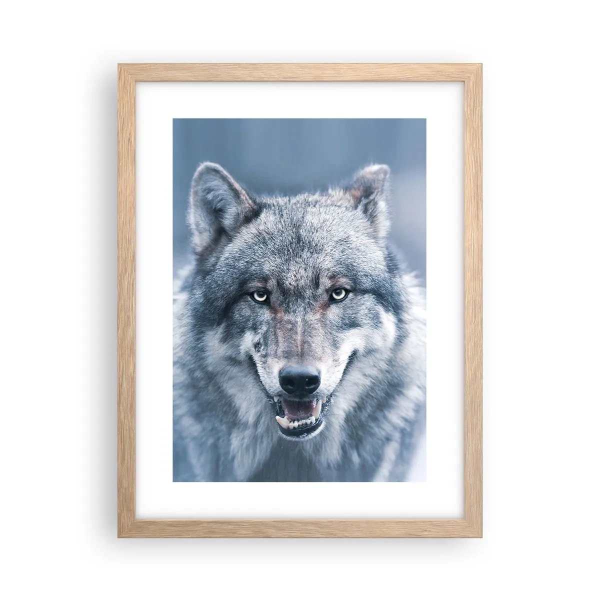 Pôster com moldura de carvalho claro - Vai aceitar o desafio? - 30x40 cm