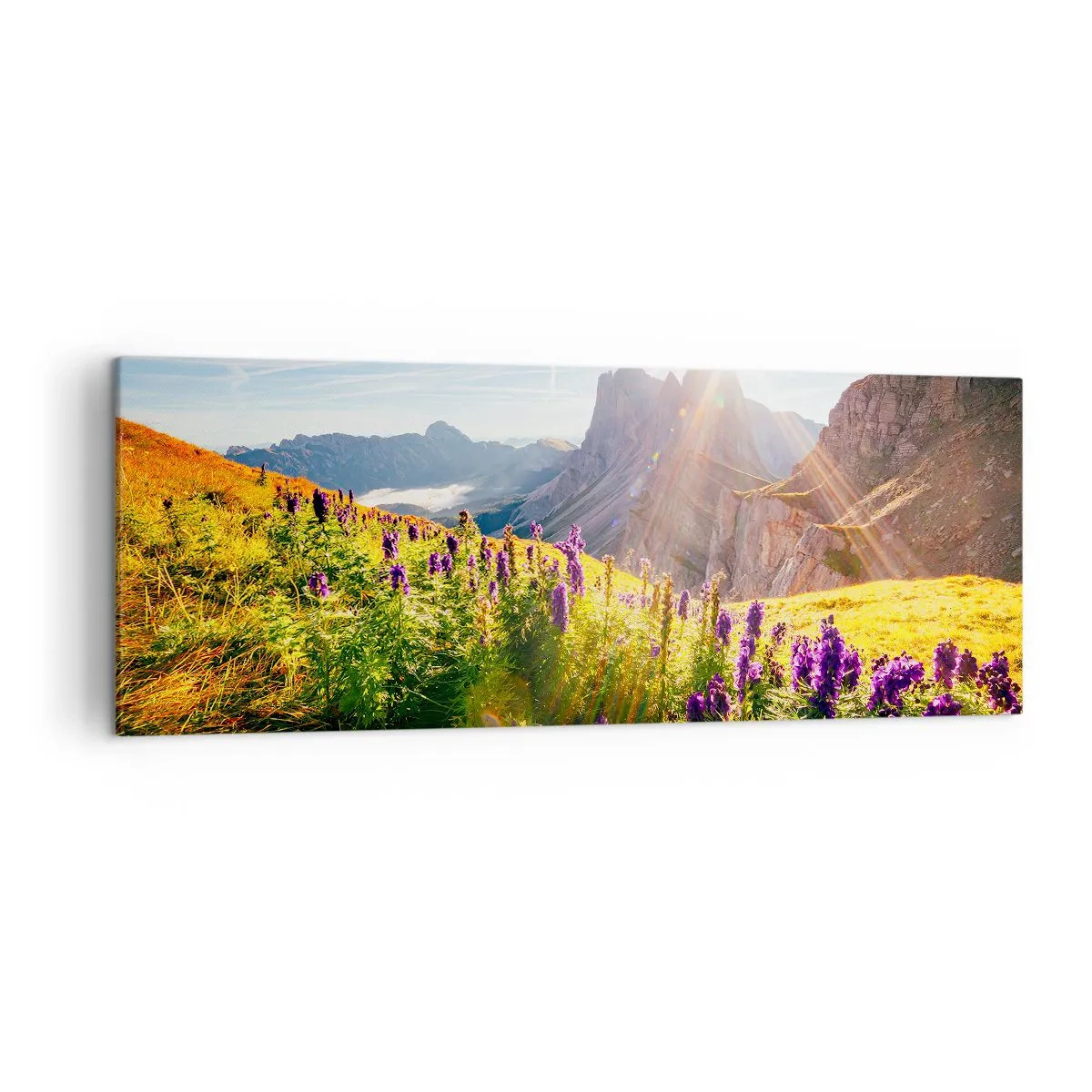 Quadro em tela - A vida secreta das ervas - 140x50 cm