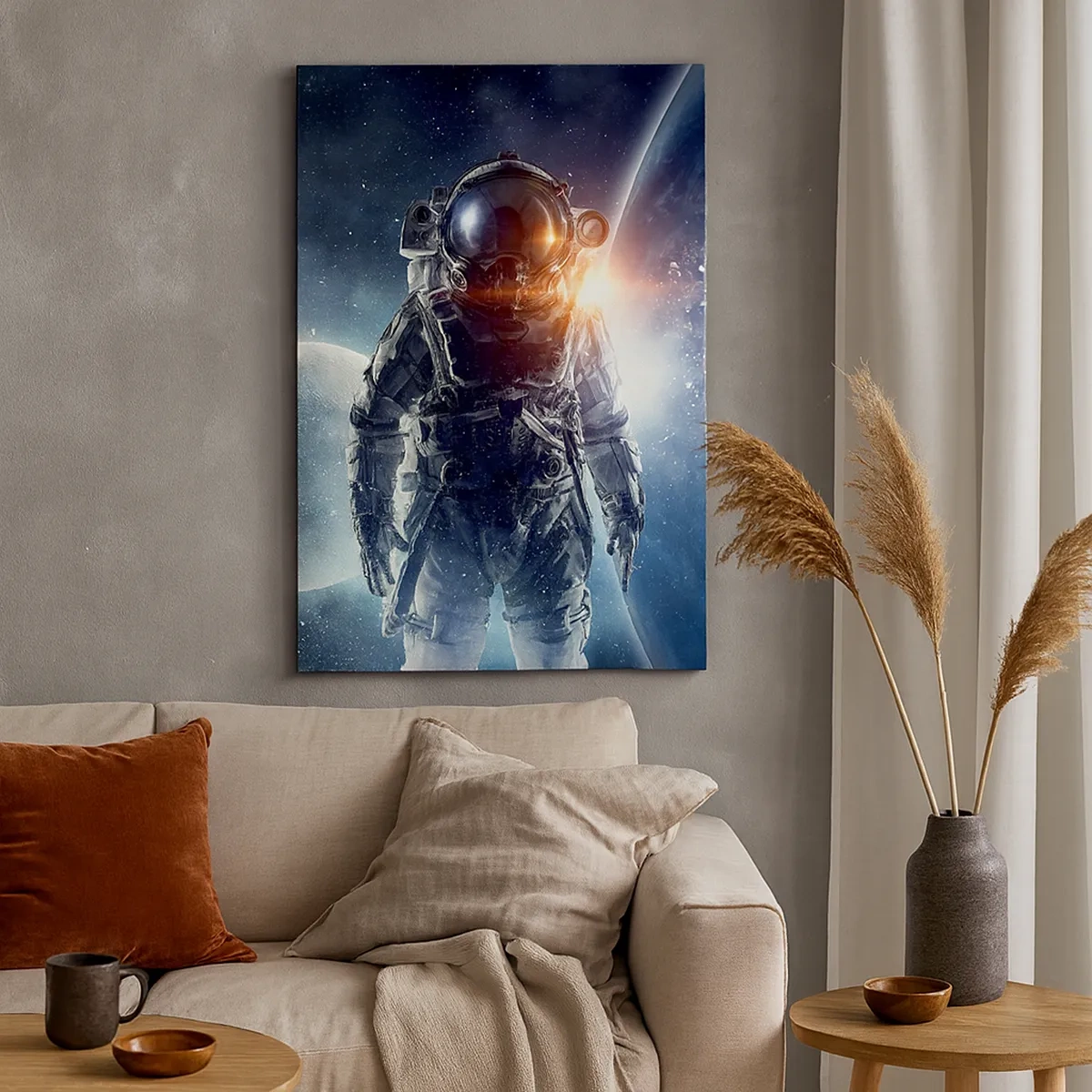 Quadro em tela - Aventura espacial - 50x70 cm