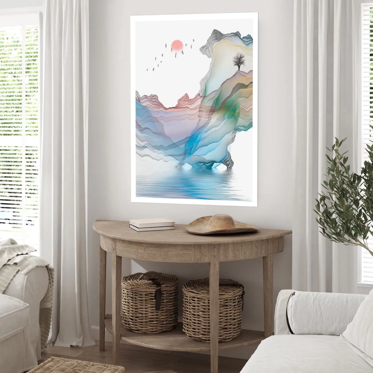 Pôster - Em direção às montanhas de cristal - 61x91 cm