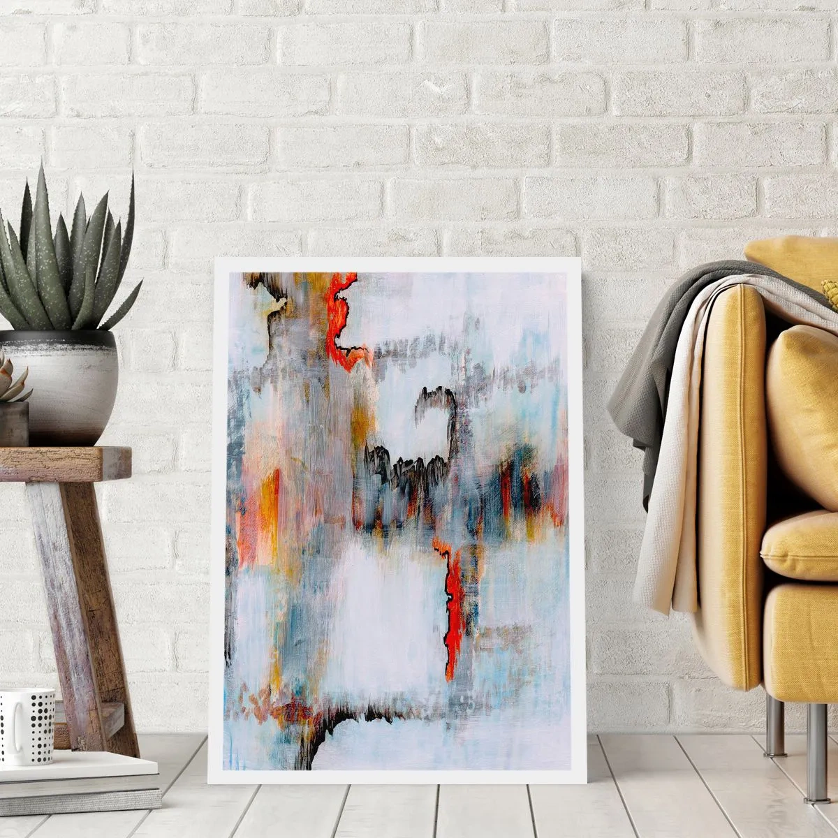 Pôster - Com um palito na água - 50x70 cm