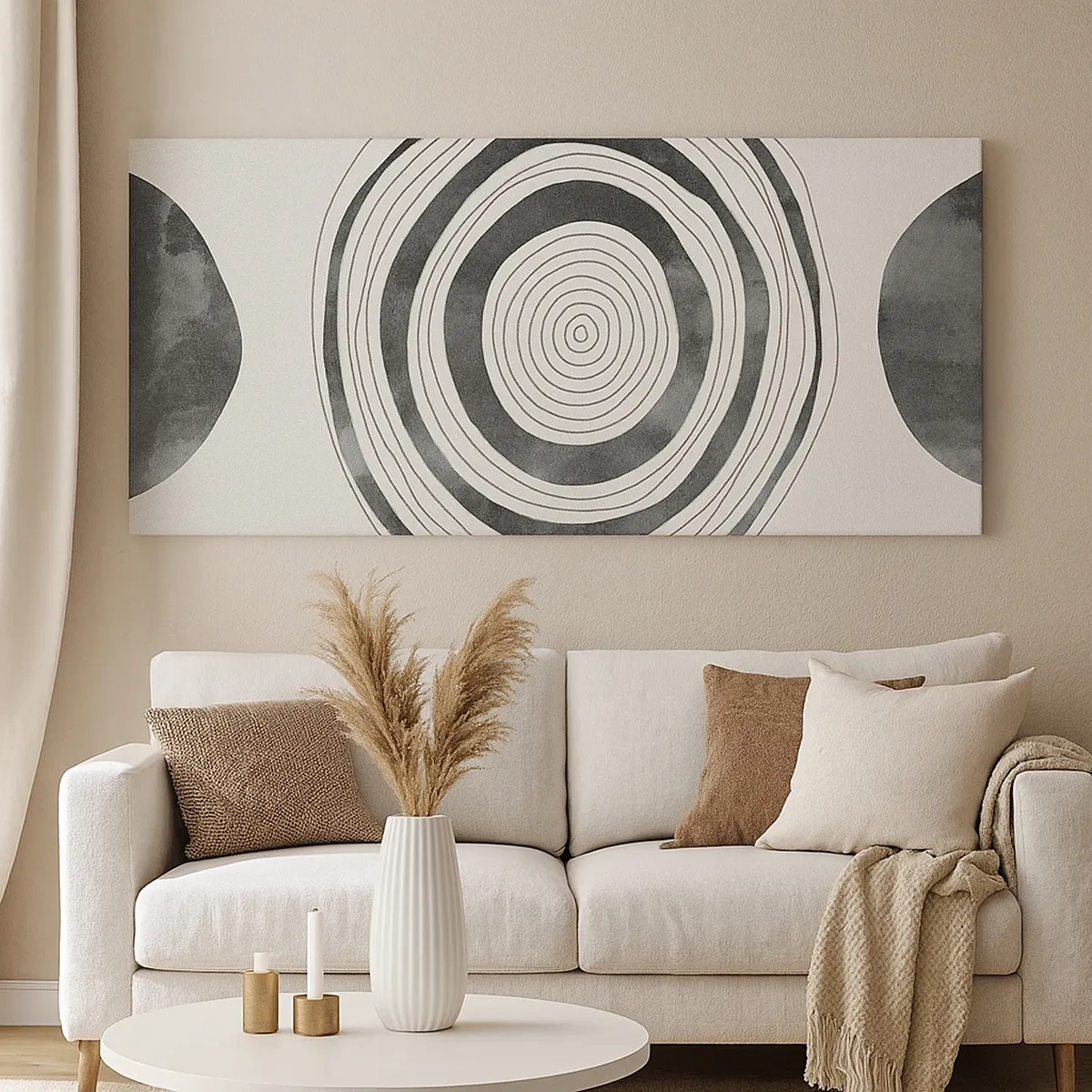 Quadro em tela - Importante é o que há no caminho - 30x30 cm