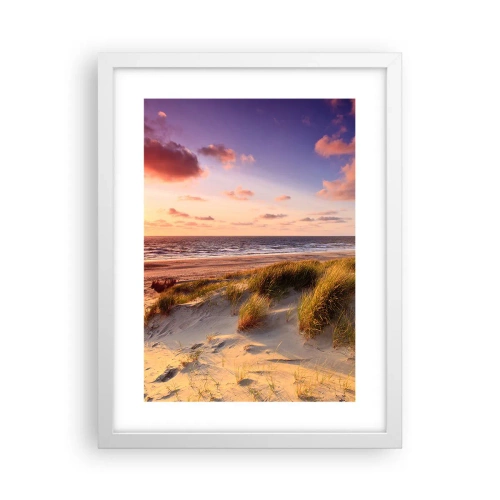 Pôster em moldura branca - Ar com cheiro de verão - 30x40 cm