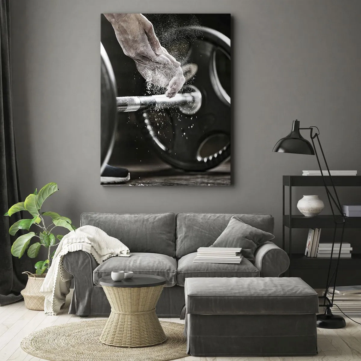 Quadro em tela - Desafio aceite! - 55x100 cm