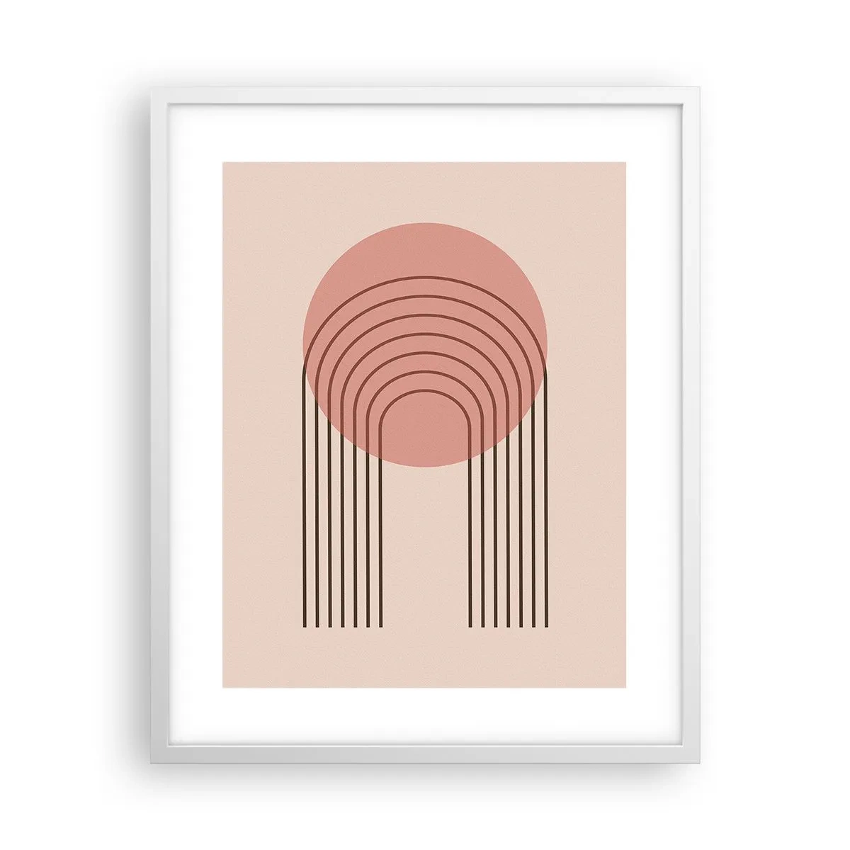 Pôster em moldura branca - Atração irresistível - 40x50 cm