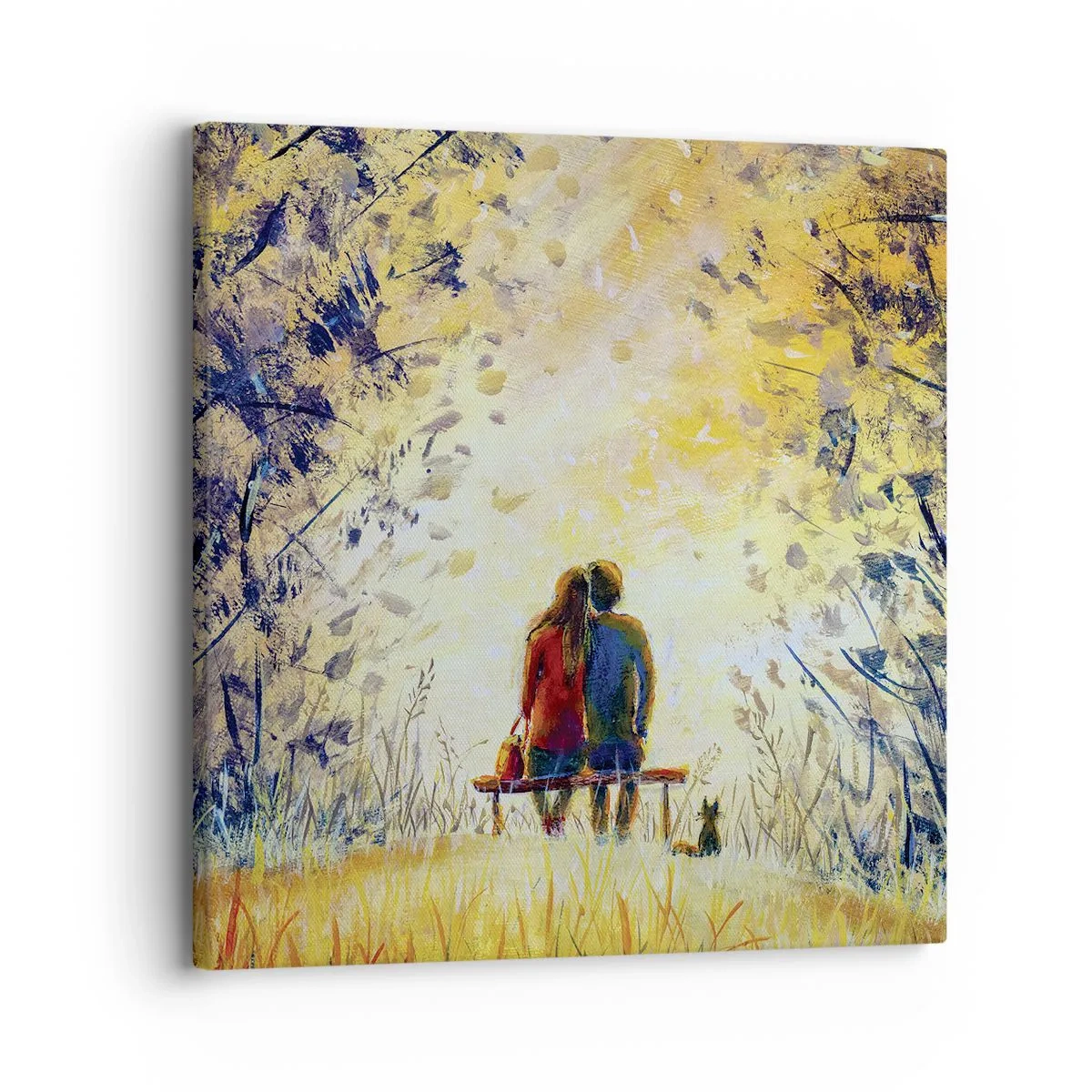 Quadro em tela - Um momento mágico - 30x30 cm