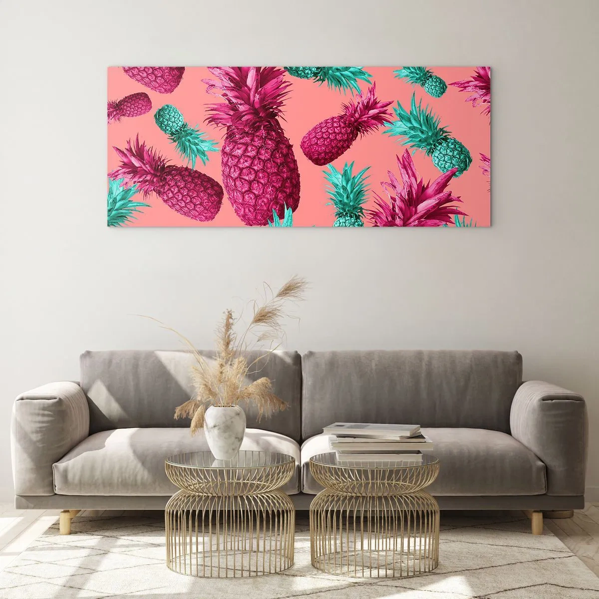 Quadro em vidro - A liberdade é doce - 160x50 cm