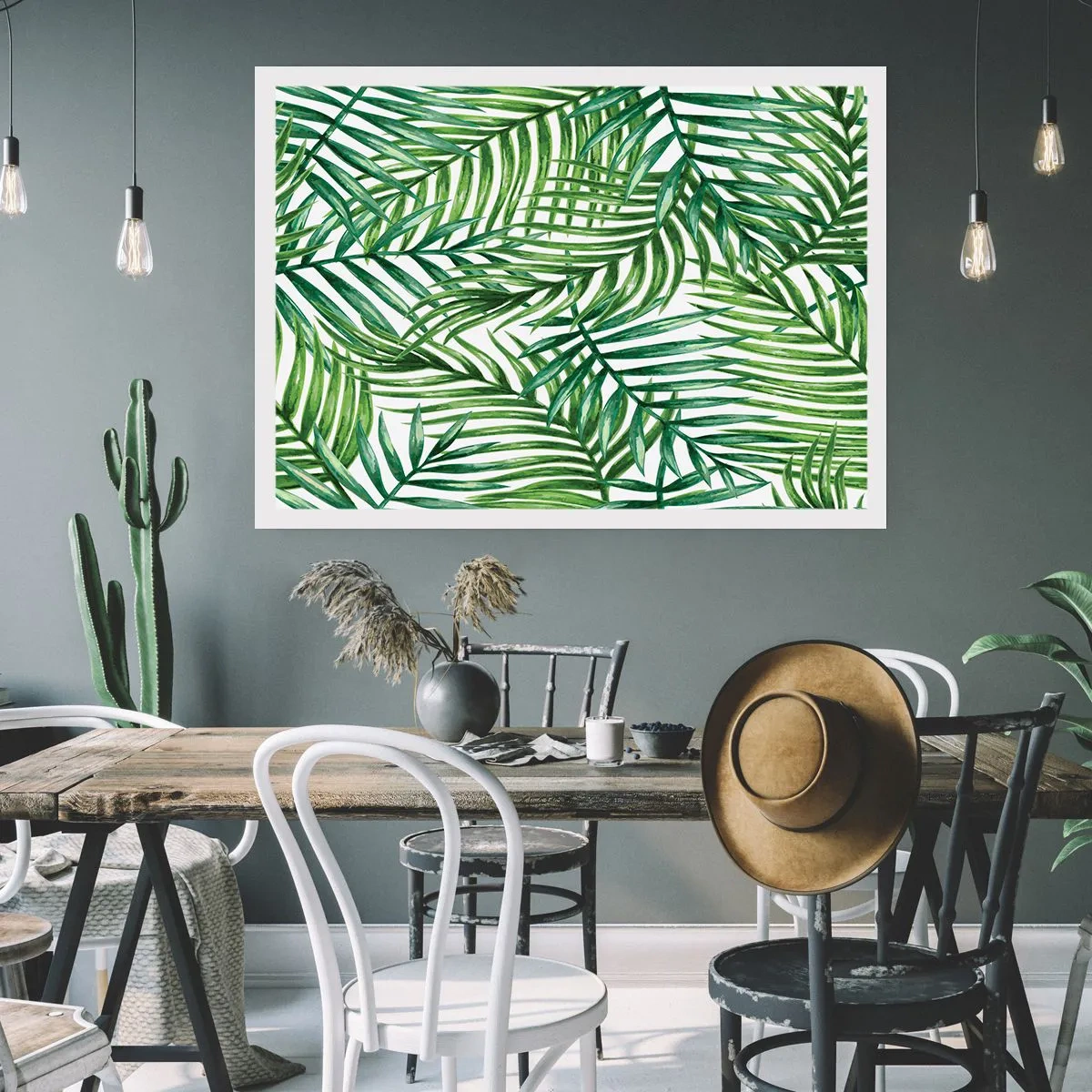 Pôster - Sob as folhas verdes - 40x30 cm
