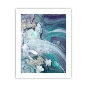Pôster - Correntes de azul - 40x50 cm