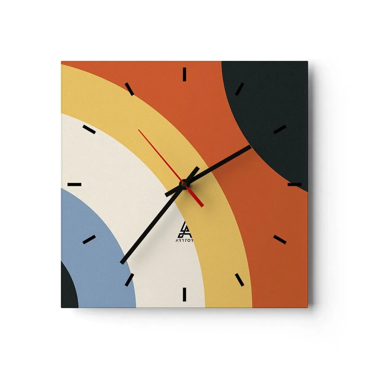 Relógio de parede - Relógio em vidro - Um para o outro - 30x30 cm
