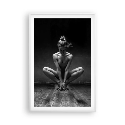 Pôster em moldura branca - A energia da dança - 61x91 cm