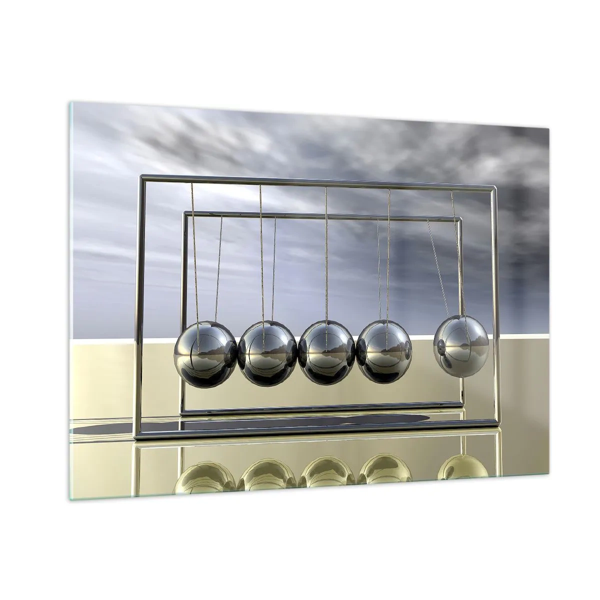 Quadro em vidro - A energia do mundo - 100x70 cm