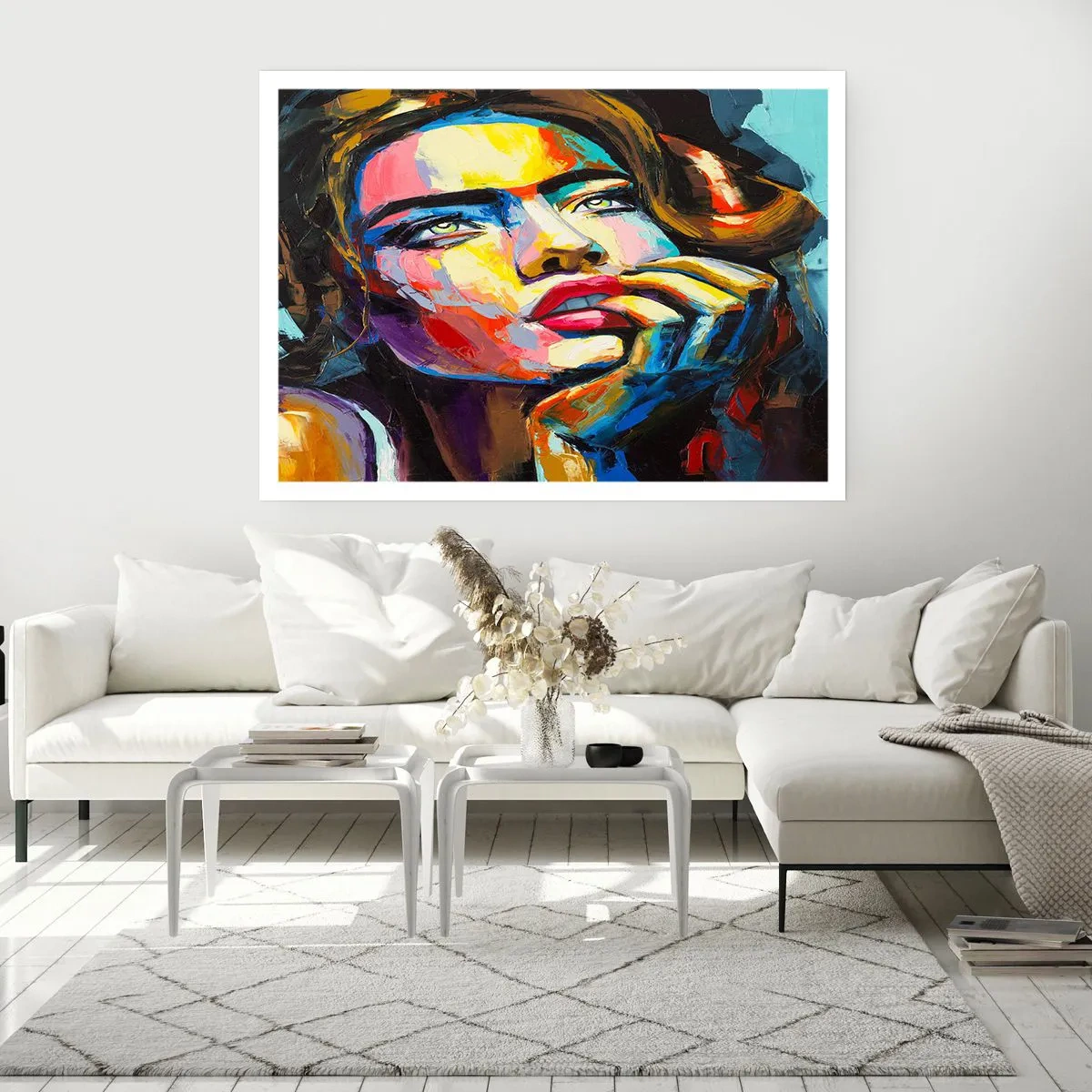 Pôster - Sonhos como pássaros voando no céu - 100x70 cm