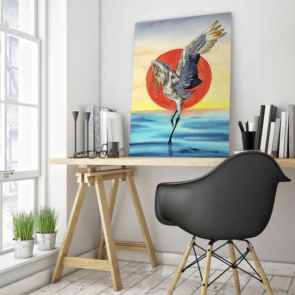Quadro em vidro - É hora de voltar - 50x70 cm