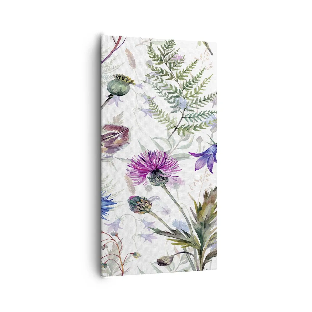 Quadro em tela - Herbário polaco - 65x120 cm