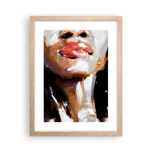 Pôster com moldura de carvalho claro - Orgulho sem preconceitos - 30x40 cm