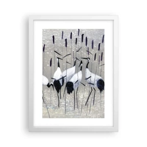 Pôster em moldura branca - Entre os seus - 30x40 cm