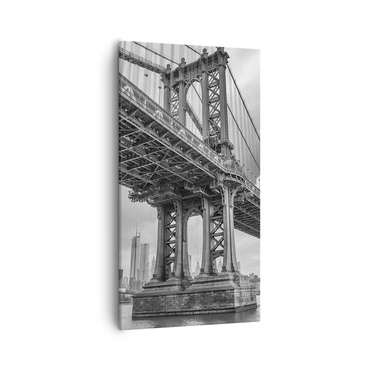 Quadro em tela - Ao coração da cidade - 55x100 cm