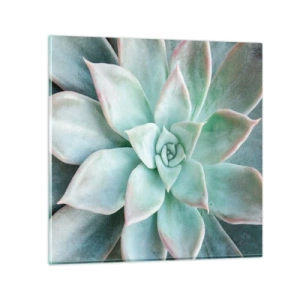 Quadro em vidro - O coração do deserto - 30x30 cm