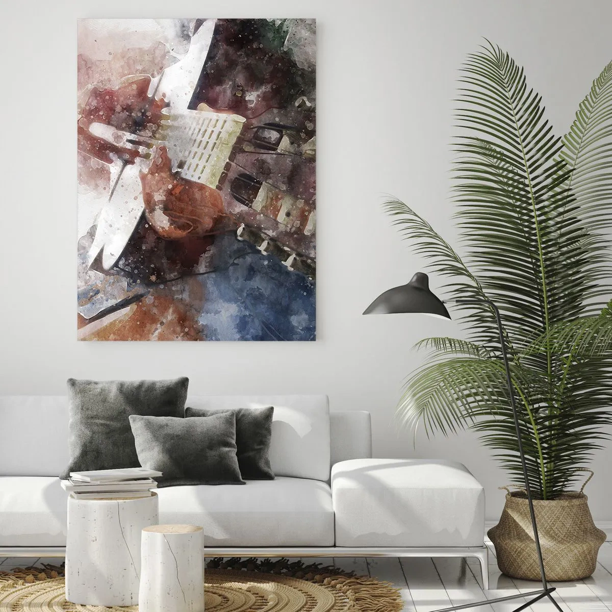 Quadro em vidro - E o que acha? - 50x70 cm