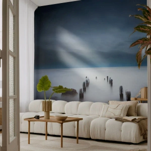Papel de Parede Premium Sand - Lago pensativo - Paisagem, Mar, Lago - 350x256 cm